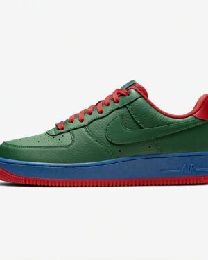 Sneaker multicolore blu verde rosso