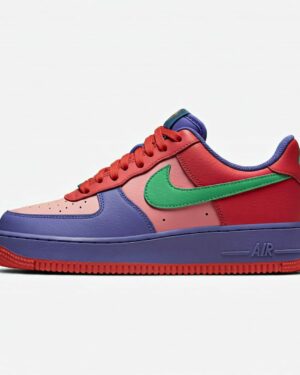 Sneaker multicolore rosa viola rosso