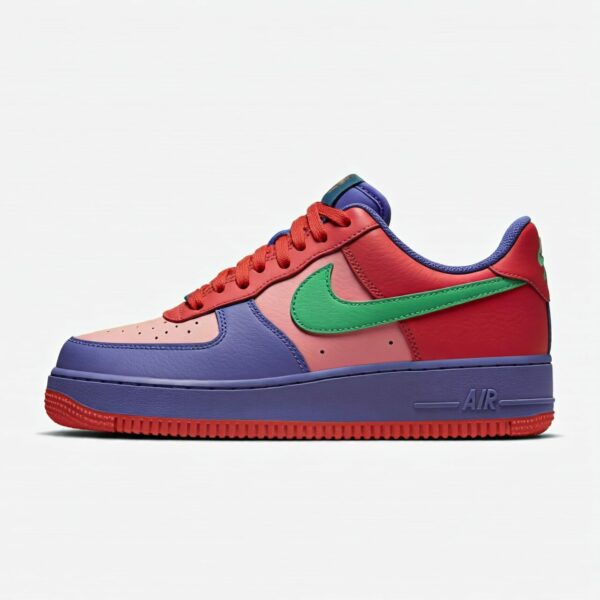 Sneaker multicolore rosa viola rosso